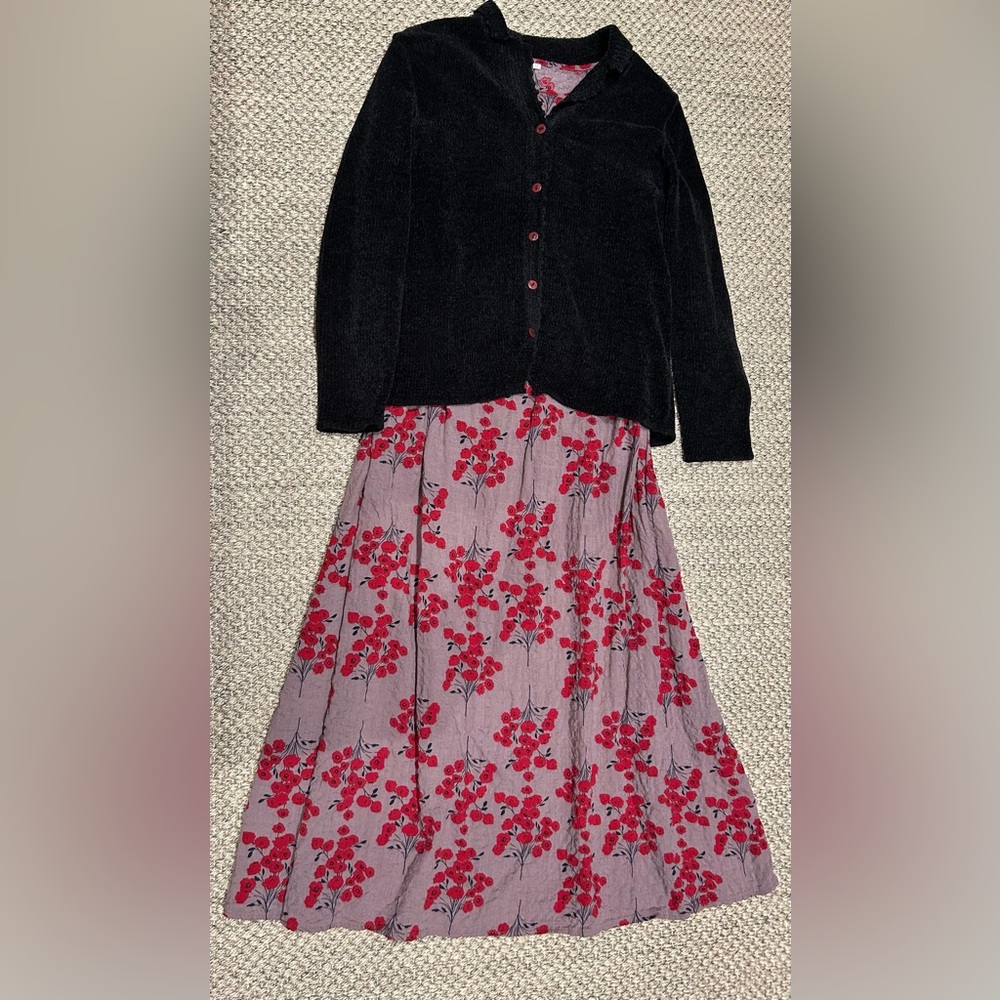 Midi dress and Sweater